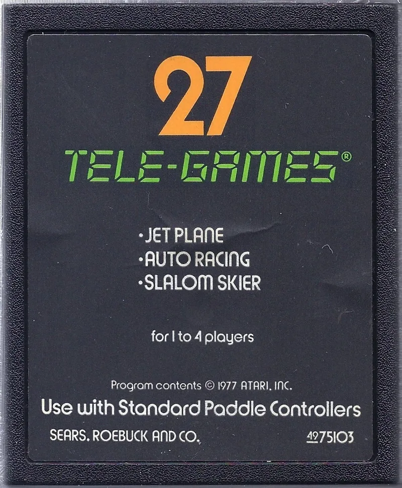 27 TELE-GAMES (JET PLANE, AUTO RACING, SLALOM SKIER)