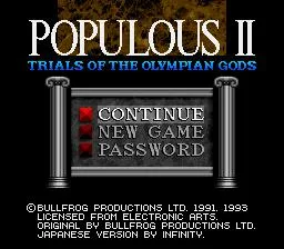 Populous II: Trials of the Olympian Gods (AMIGA)