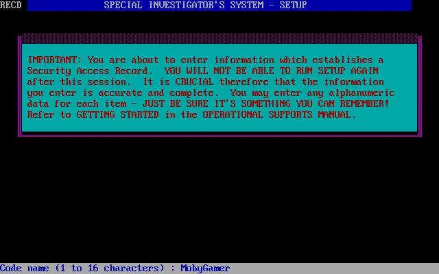 The President Is Missing (AMIGA)