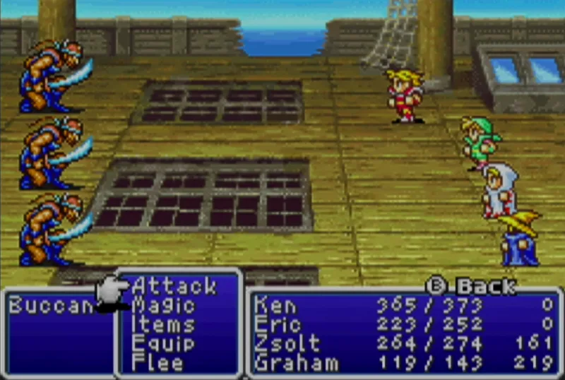 Final Fantasy I & II Dawn of Souls (GBA)