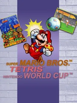 Super Mario Bros Tetris Nintendo World Cup (NES)
