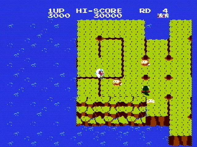 Dig Dug II (1985) (NES)