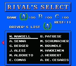 F-1 Sensation (NES)