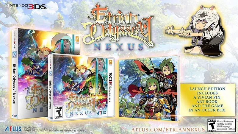 Etrian Odyssey Nexus Launch Edition (3DS)