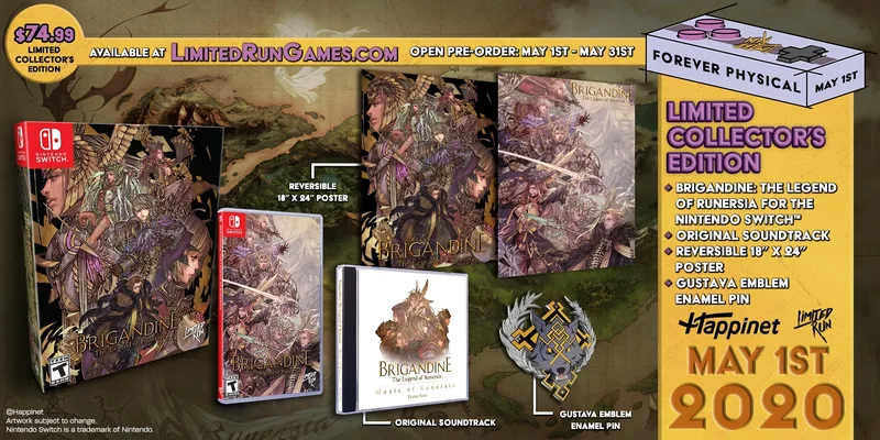 Brigandine: The Legend Of Runersia [Collector's Edition]