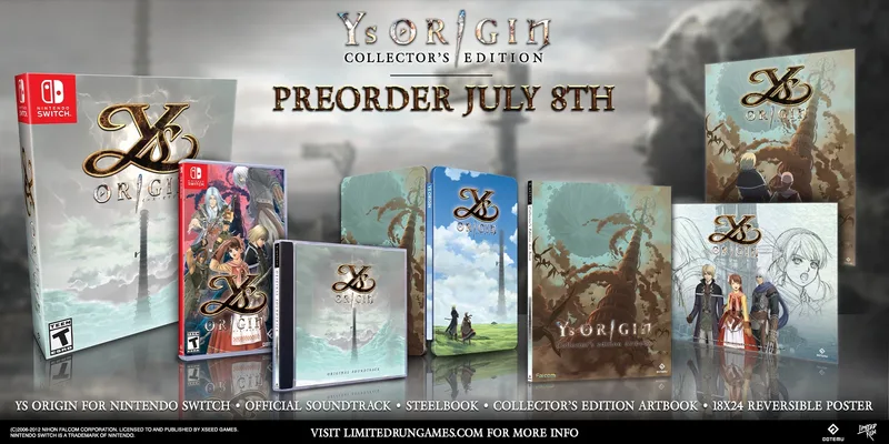 Ys Origin [Collector's Edition] (NSW)