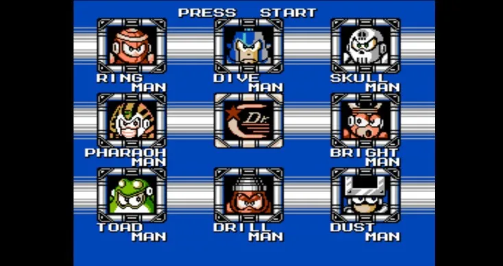Mega Man 4 (1991) (PS1)