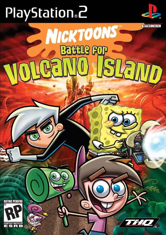 Nicktoons: Battle for Volcano Island (PS2)