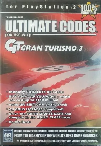 Action Replay Ultimate Codes: Gran Turismo 3 (PS2)