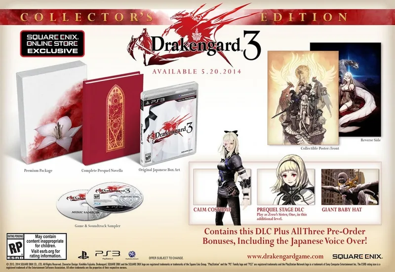 Drakengard 3 (Collector's Edition) (PS3)