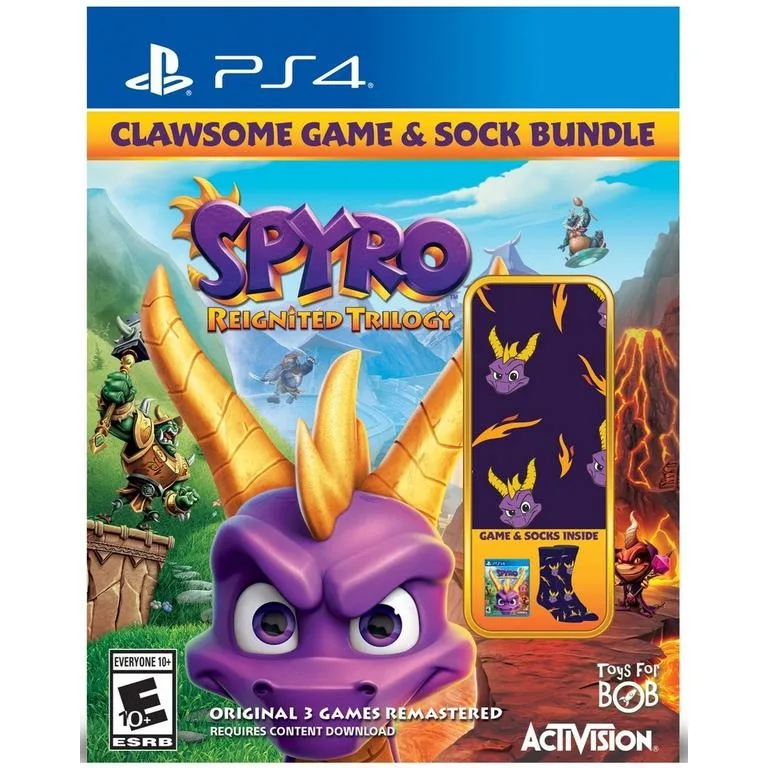 Spyro Reignited Trilogy [Sock Bundle] (PS4)