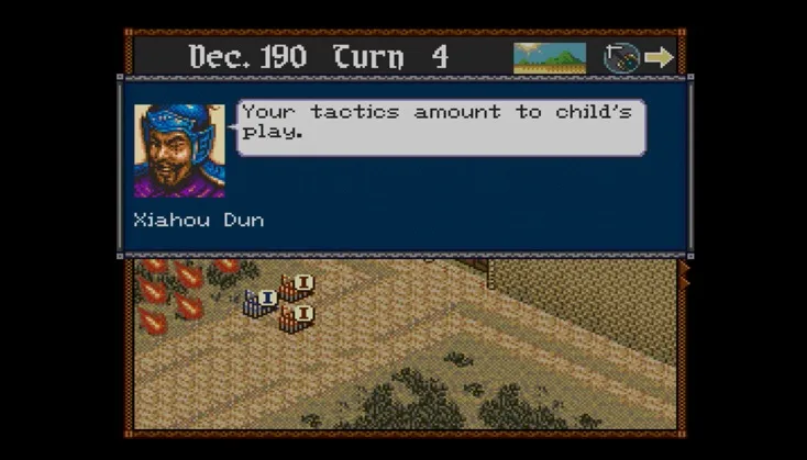 Romance of the Three Kingdoms IV: Wall of Fire (SNES)