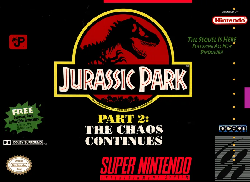 Jurassic Park Part 2: The Chaos Continues (SNES)