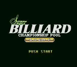 Championship Pool (SNES)