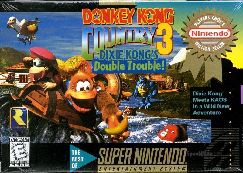 Donkey Kong Country 3 [Player's Choice] (SNES)
