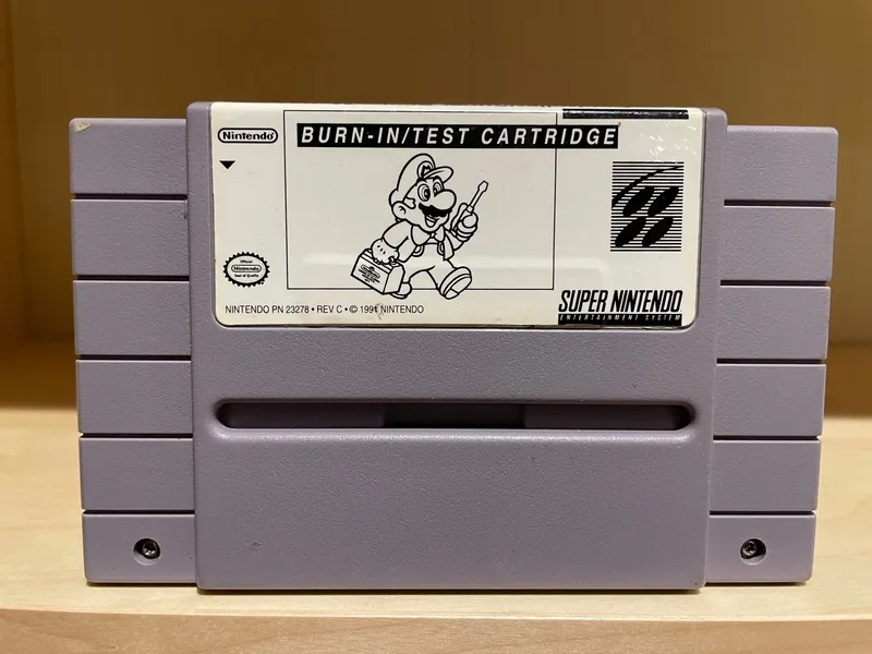 Burn-In/Test Cartridge (SNES)