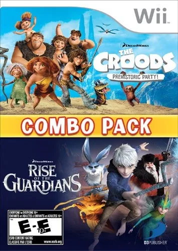 The Croods: Prehistoric Party!/Rise of The Guardians (Combo Pack)