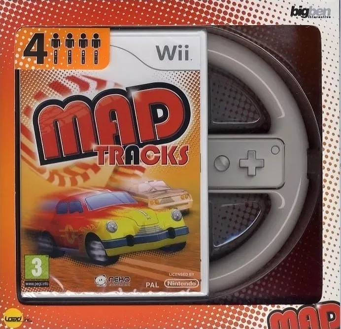 Mad Tracks [Wheel Bundle] (WII)
