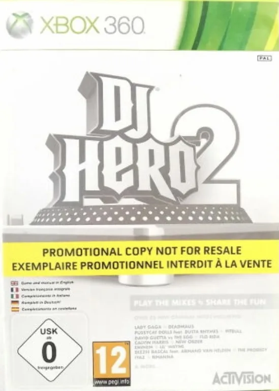 DJ Hero 2 [Promo Copy]