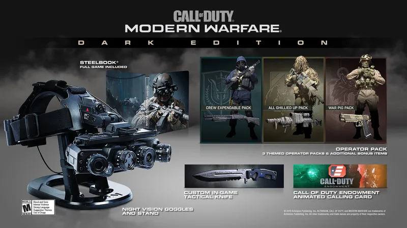 Call of Duty: Modern Warfare (Dark Edition) (XONE)