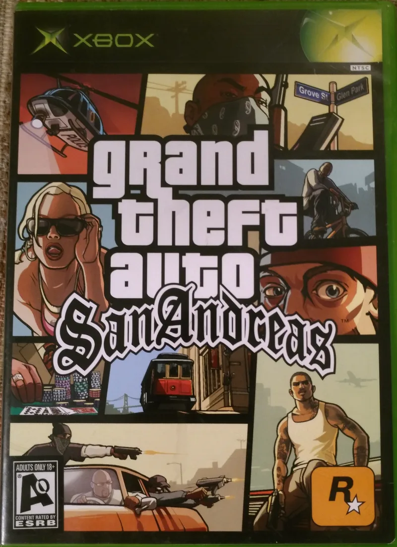Grand Theft Auto: San Andreas [AO Sticker]